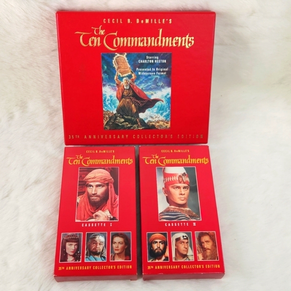 Cecil B. DeMille's The Ten Commandments VHS 35th Aniversary Edition Restoration - Picture 17 of 17